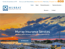 Tablet Screenshot of murrayinsuranceservices.com